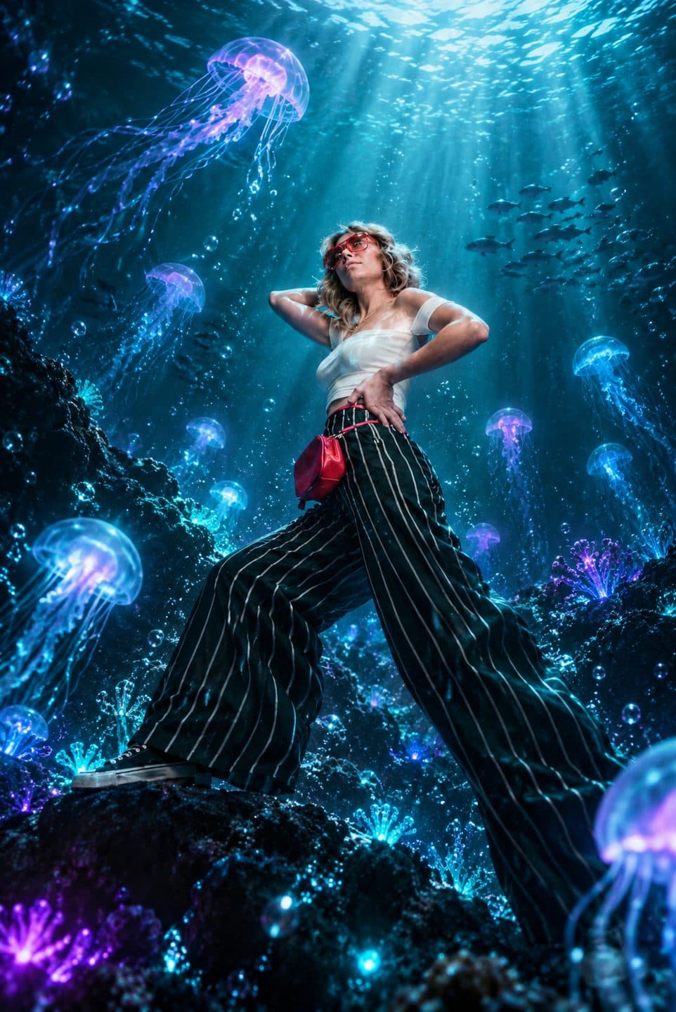 Bioluminescent Abyss style example